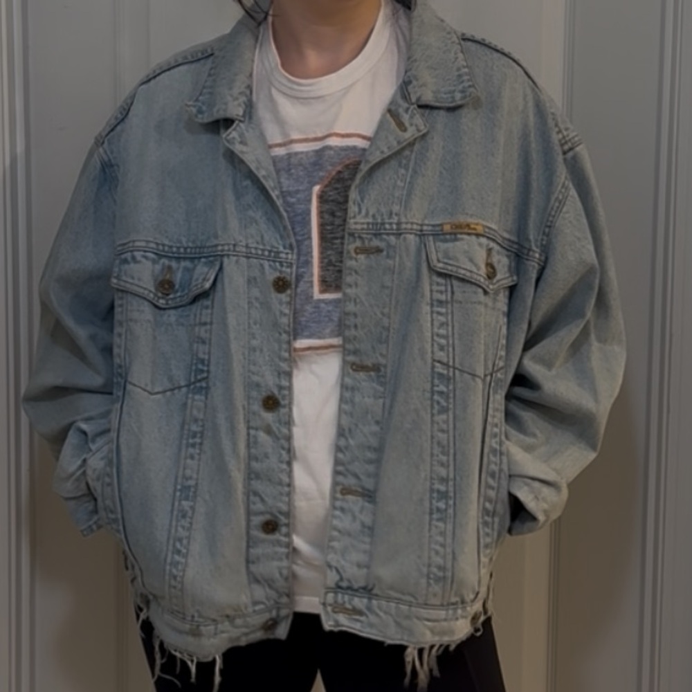 Light Blue Oversized Denim jacket